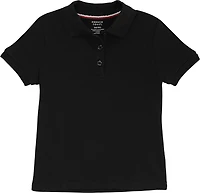 French Toast Toddler Girls' Short Sleeve Picot Collar Polo Shirt