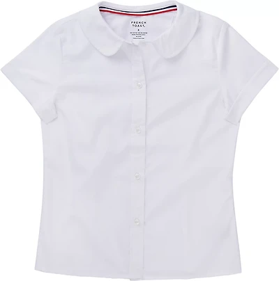 French Toast Toddler Girls' Modern Peter Pan Short Sleeve Blouse