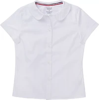 French Toast Toddler Girls' Modern Peter Pan Short Sleeve Blouse