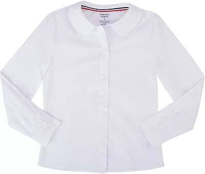 French Toast Toddler Girls' Modern Peter Pan Long Sleeve Blouse