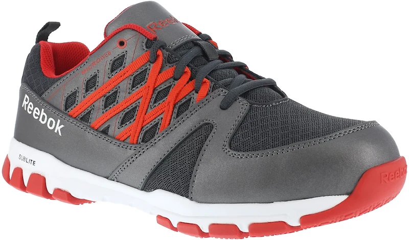 Reebok Men's SubLite Electric Hazard Steel Toe Work Shoes