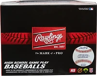 Rawlings High School Game Play Baseballs 12-Pack