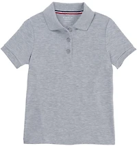 French Toast Girls' Polo Shirt with Picot Collar