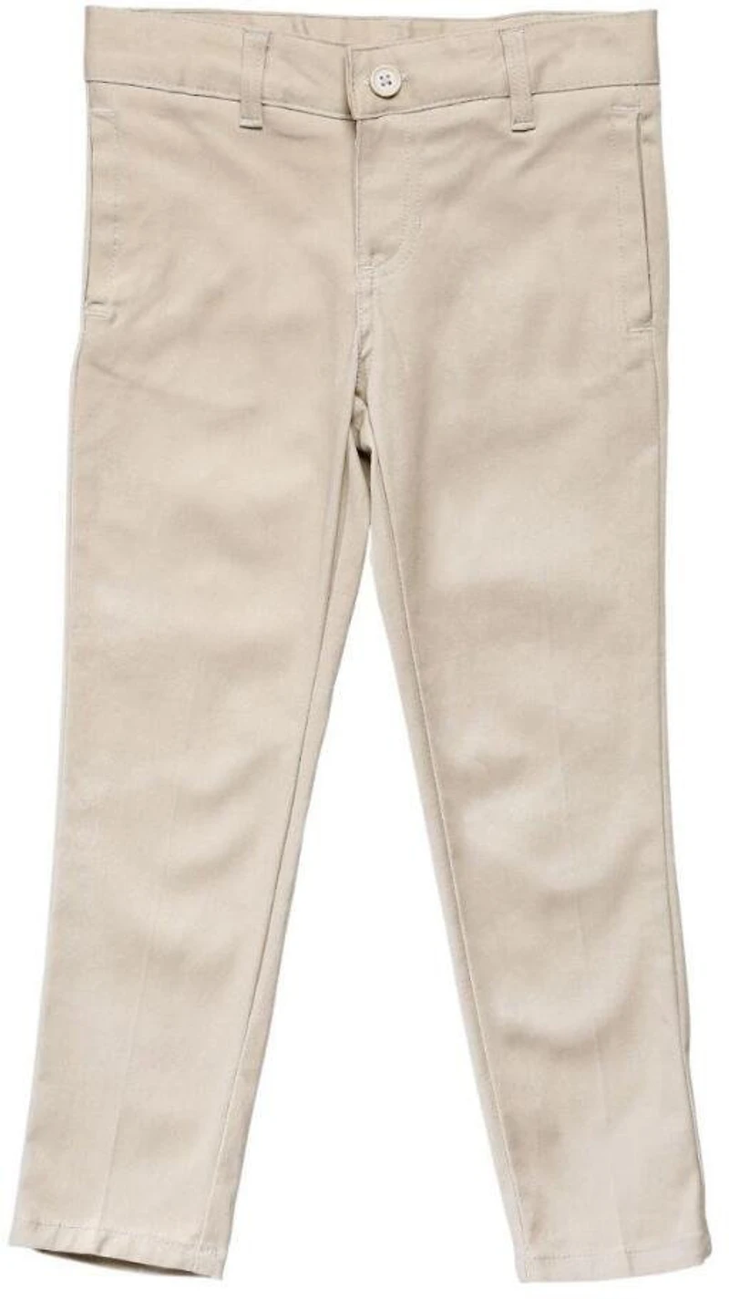 French Toast Girls' Extended Sizing Skinny Stretch Twill Pant