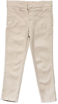 French Toast Girls' Extended Sizing Skinny Stretch Twill Pant