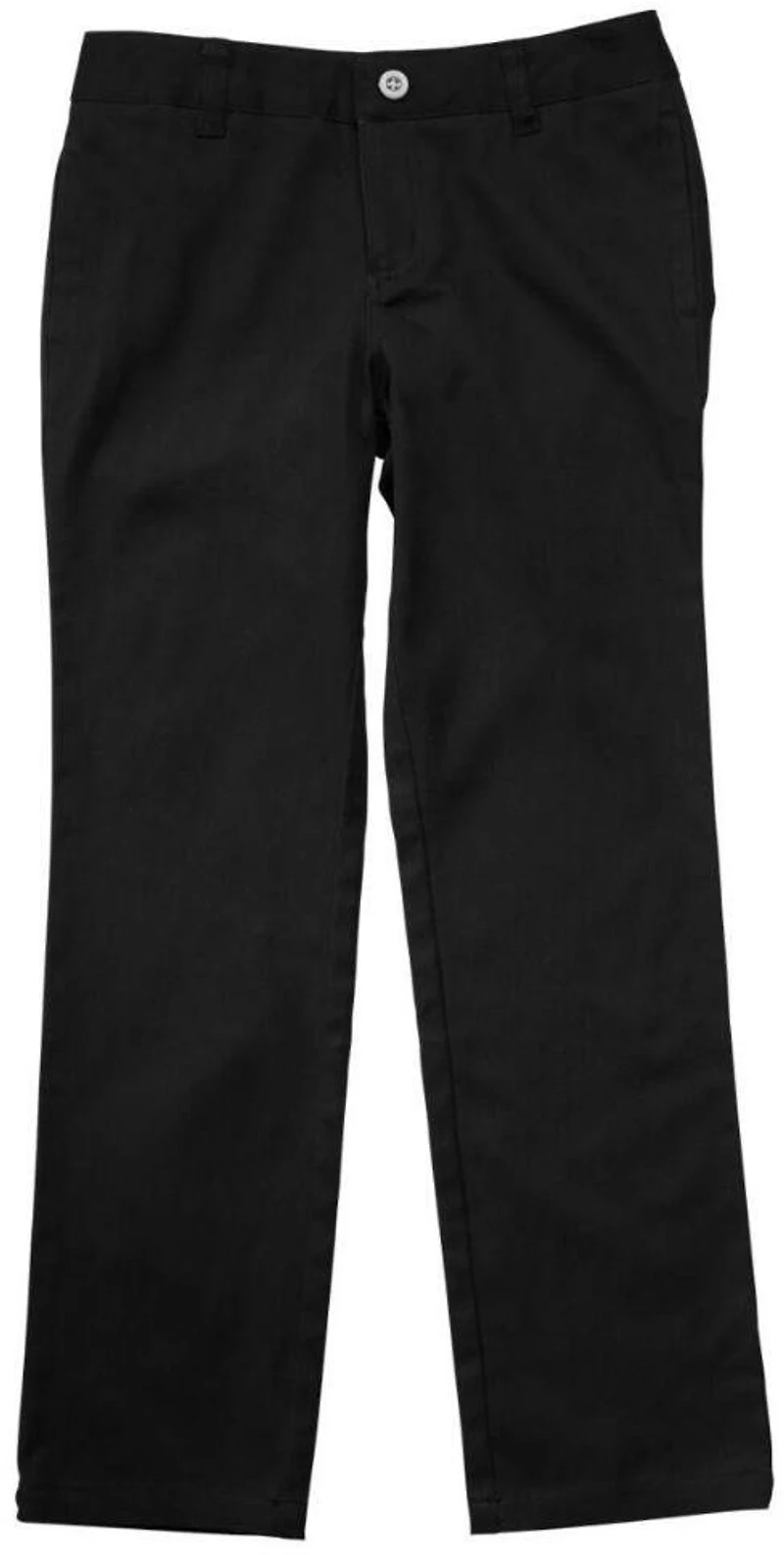 French Toast Girls' Plus Straight Leg Twill Pant