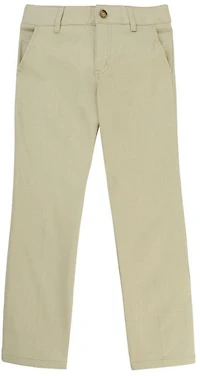 French Toast Girls' Plus Straight Leg Twill Pant