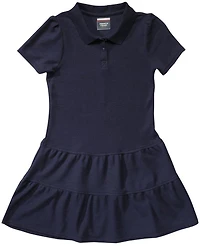 French Toast Toddler Girls' Ruffled Pique Polo Dress