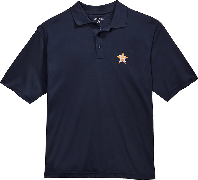 Antigua Men's Houston Astros Piqué Xtra Lite Polo Shirt