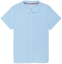 French Toast Girls' Plus Modern Peter Pan Blouse