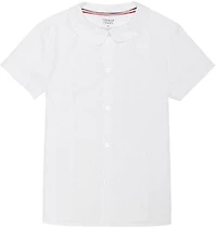 French Toast Girls' Plus Modern Peter Pan Blouse