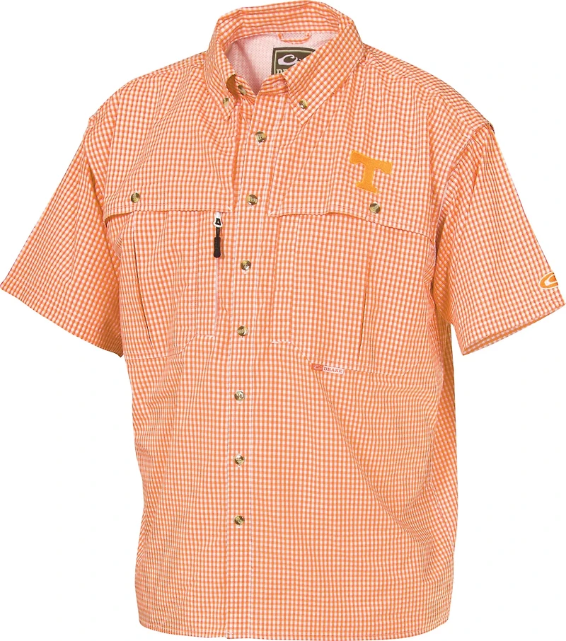 Drake Waterfowl Men's University of Tennessee Gameday Wingshooter's Short Sleeve Button-Down Shirt