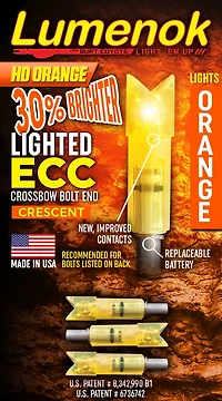 Burt Coyote Lumenok Lighted ECC Crossbow Bolt End