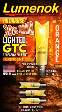 Burt Coyote Lumenok Lighted GTC Crossbow Bolt End