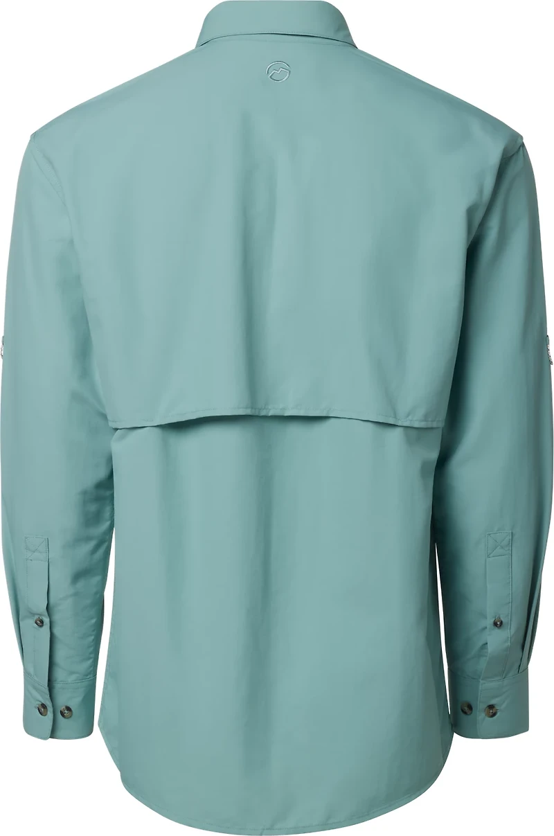 Magellan Outdoors Men's Laguna Madre Solid Long Sleeve Fishing Shirt