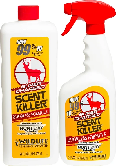 Wildlife Research Center® Super Charged® Scent Killer® Spray Combo