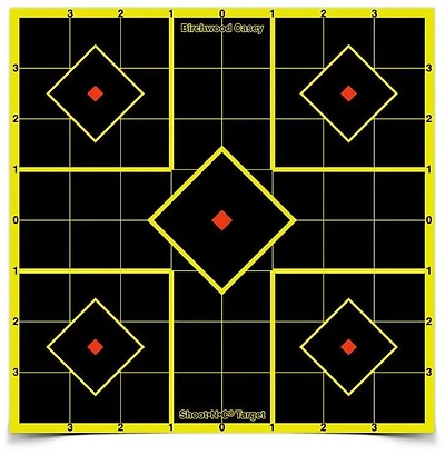 Birchwood Casey Shoot-N-C 12 in Sight-in Targets 5-Pack
