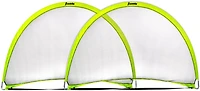 Franklin 4 ft x 6 ft Hyperbrite Dome Shaped Pop Up Soccer Goal 2 Pack