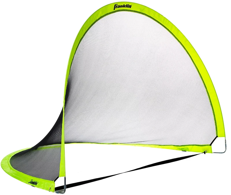 Franklin 4 ft x 6 ft Hyperbrite Dome Shaped Pop Up Soccer Goal 2 Pack