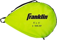 Franklin 4 ft x 6 ft Hyperbrite Dome Shaped Pop Up Soccer Goal 2 Pack