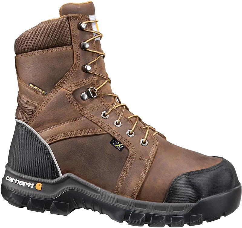 Carhartt Men's 8 in Internal Met Guard EH Composite Toe Lace Up Work Boots