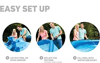 INTEX 10ft x 30in Easy Set Inflatable Pool