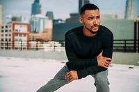 QALO Men's Step Edge Q2X Flat Silicone Wedding Ring