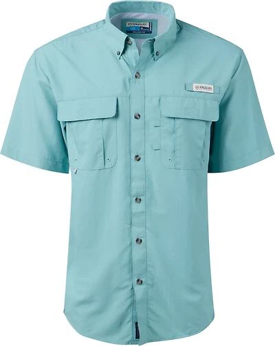 Magellan Outdoors Men's Laguna Madre Solid Short Sleeve Fishing Shirt