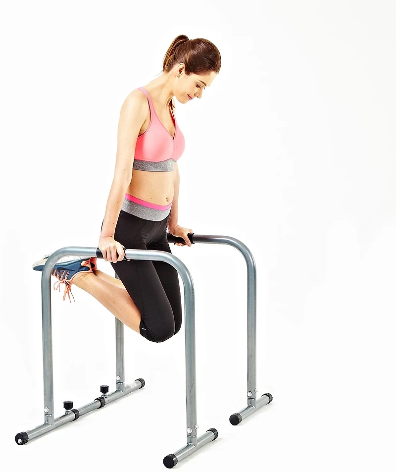 Sunny Health & Fitness Dip Station with Safety Connector