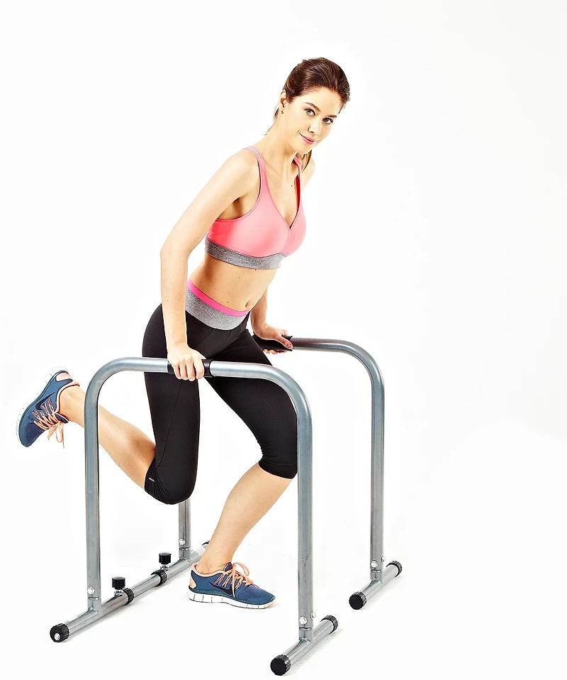 Sunny Health & Fitness Dip Station with Safety Connector