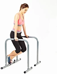 Sunny Health & Fitness Dip Station with Safety Connector