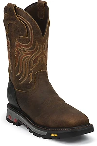 Justin Men's Driscoll EH Steel Toe Wellington Work Boots