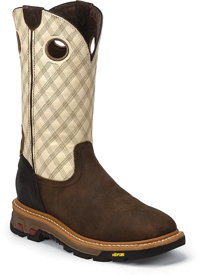 Justin Men's Roughneck EH Wellington Work Boots