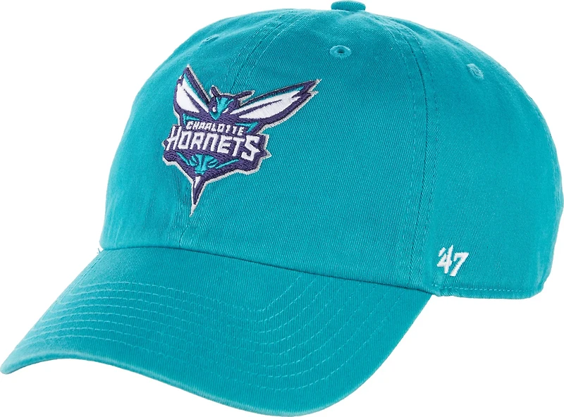 '47 Charlotte Hornets Team Logo Clean Up Adjustable Hat
