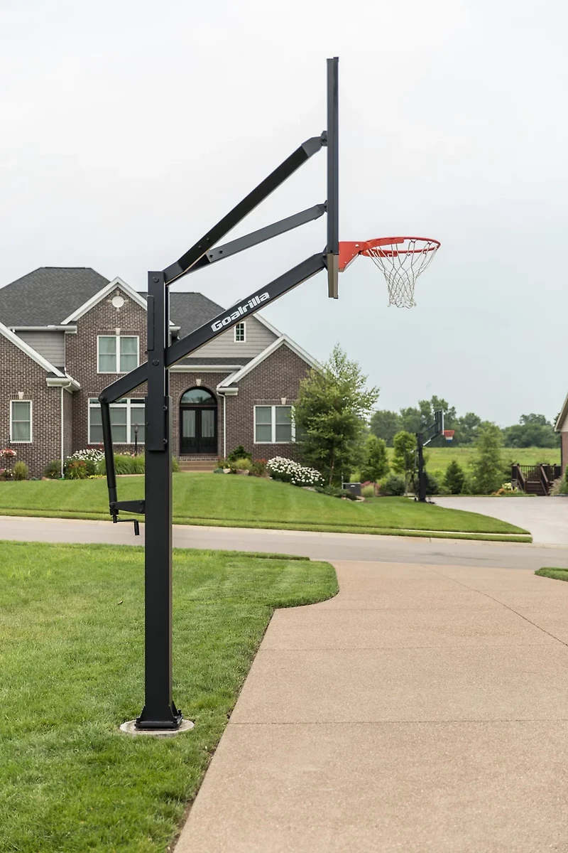 Goalrilla FT Series 72 in Inground Tempered Glass Basketball Hoop