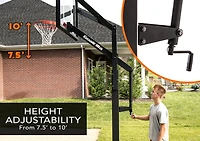 Goalrilla FT Series 72 in Inground Tempered Glass Basketball Hoop