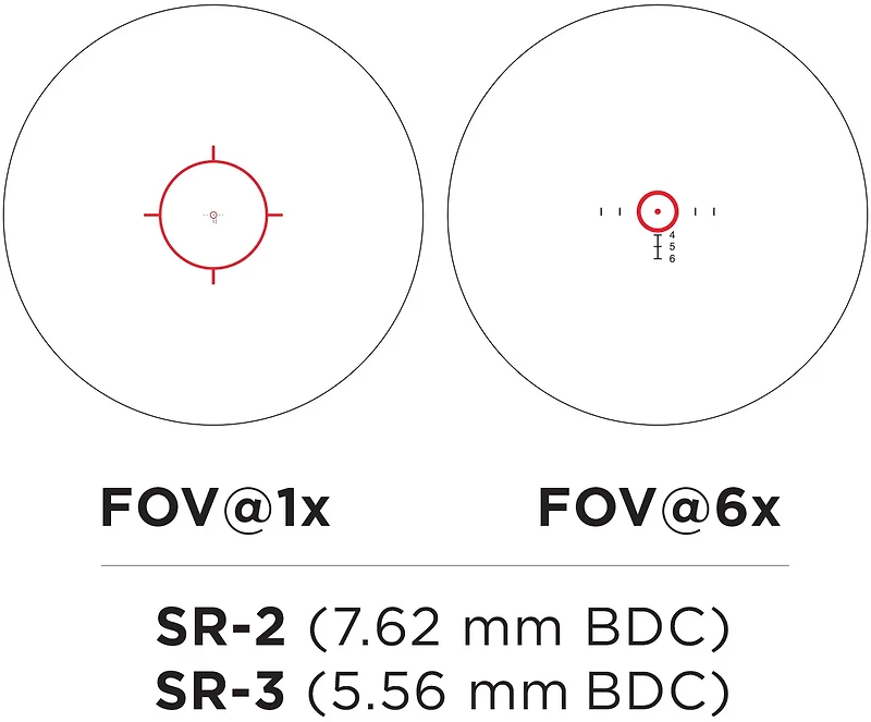 EOTech Vudu SR3 1 - 6 x 24 Precision Riflescope
