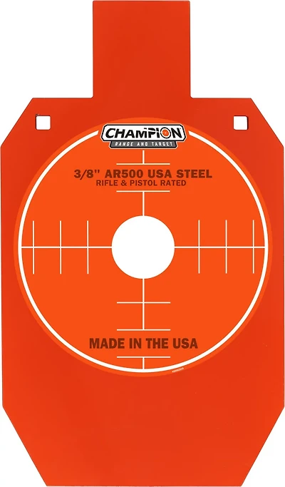 Champion Targets 66 Percent IPSC AR500 3/8 Steel Target