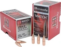 Hornady BTHP 6.8mm 110-Grain Bullets with Cannelure