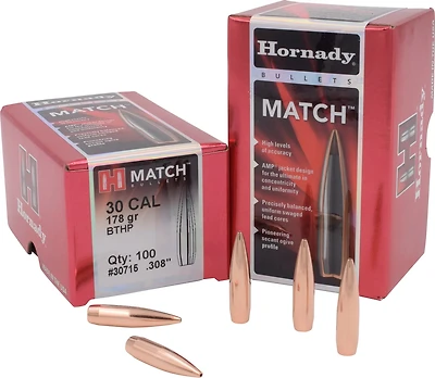 Hornady BTHP Match™ .30 178-Grain Bullets