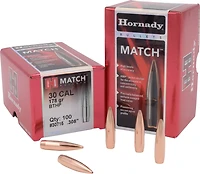 Hornady BTHP Match™ .30 178-Grain Bullets