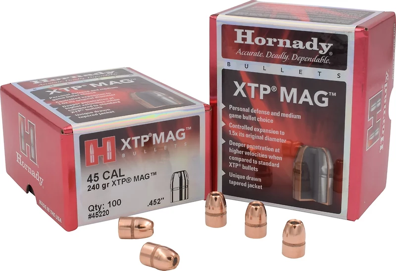 Hornady XTP Mag .45 240-Grain Bullets