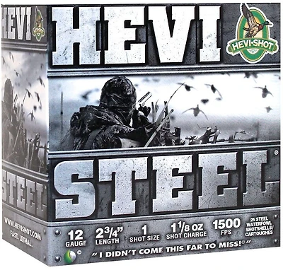 HEVI-Shot HEVI-Steel Waterfowl 12 Gauge Shotshells