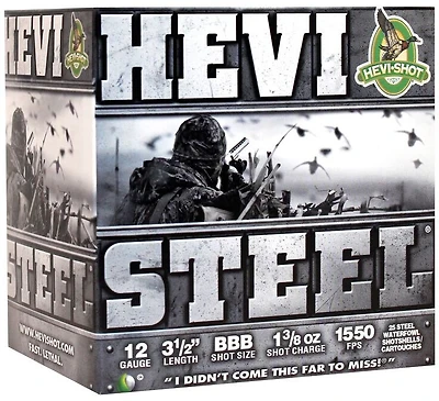 HEVI-Shot HEVI-Steel Waterfowl 12 Gauge Shotshells