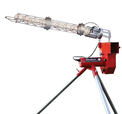 Trend Sports Heater Real Baseball Pitching Machine with Auto Ball Feeder