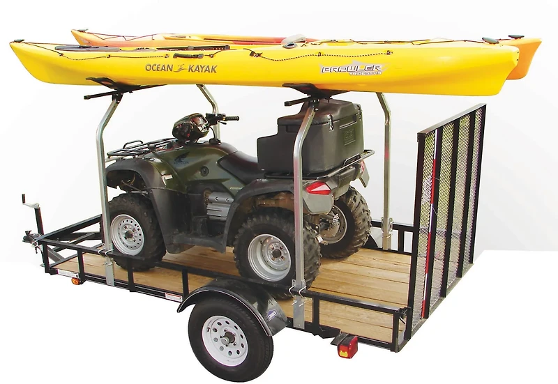 Malone Auto Racks Top Tier Utility Trailer Cross Bar System