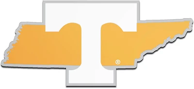 Stockdale University of Tennessee Metallic State Shape Auto Emblem