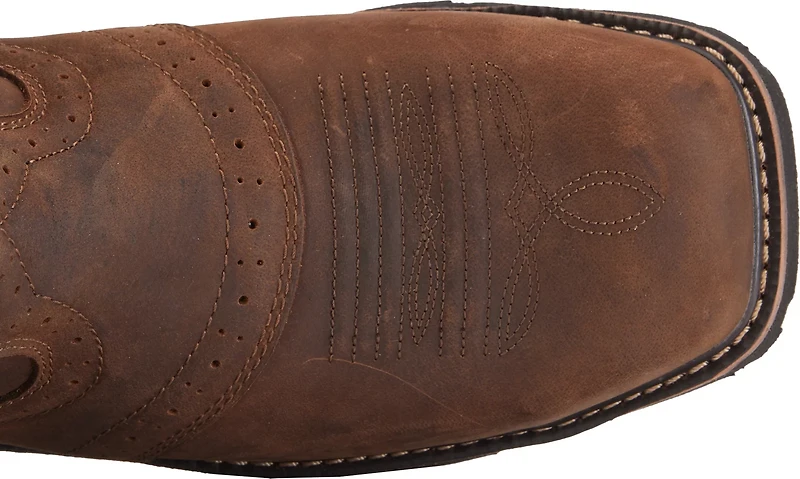 Brazos Men's Bandero 2.0 Steel Toe Wellington Work Boots