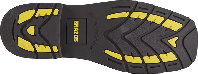 Brazos Men's Bandero 2.0 Steel Toe Wellington Work Boots