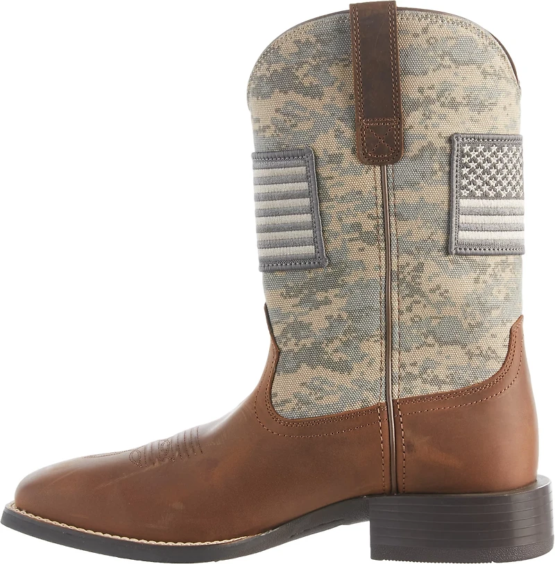 Ariat Men's Sport Patriot Camo Western Boots